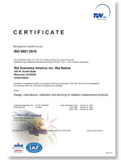 ISO 9001 certificate